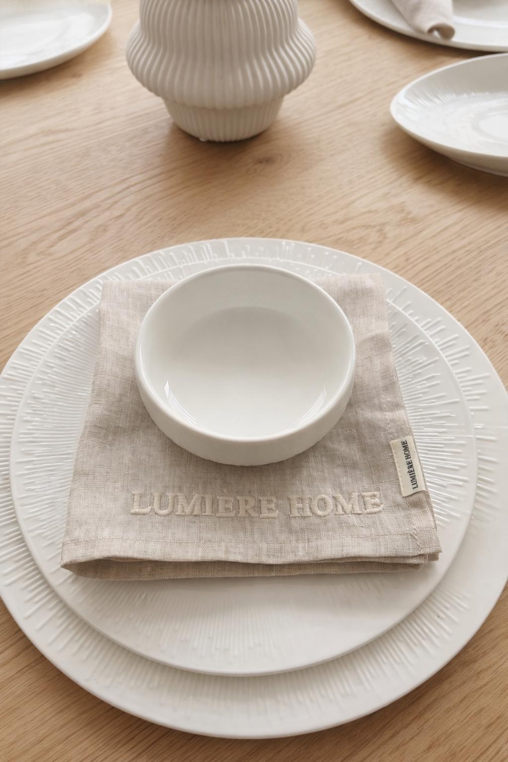 Napkin 2 pieces IVORY - Afbeelding 2